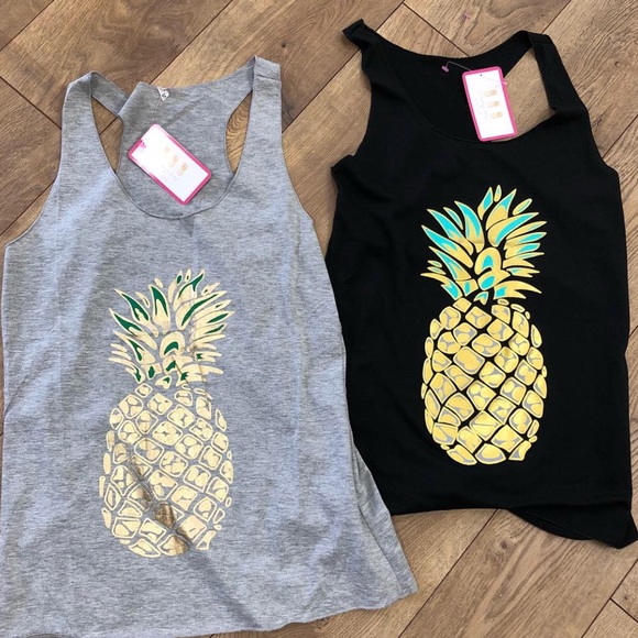 Tops - Pineapple tank top